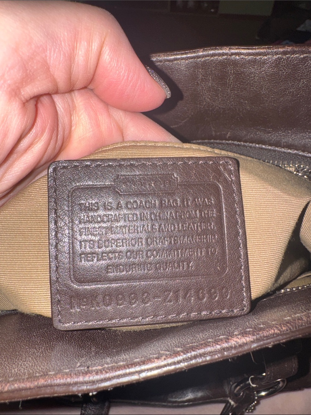 Coach Dark Brown Leather East west Legacy Buckle Tote Y2K - Picture 2 of 6